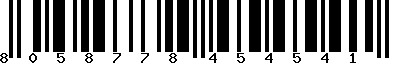 EAN-13 : 8058778454541