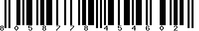 EAN-13 : 8058778454602