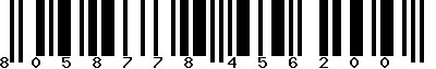 EAN-13 : 8058778456200