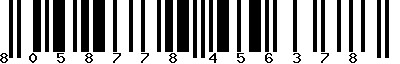 EAN-13 : 8058778456378