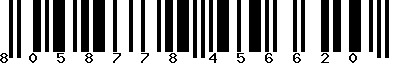 EAN-13 : 8058778456620