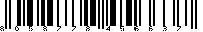 EAN-13 : 8058778456637