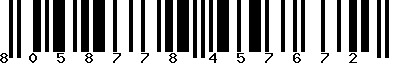 EAN-13 : 8058778457672