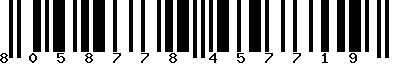 EAN-13 : 8058778457719