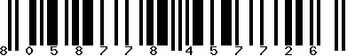 EAN-13 : 8058778457726