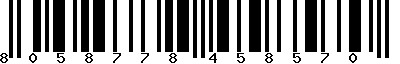 EAN-13 : 8058778458570