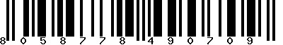 EAN-13 : 8058778490709