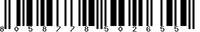 EAN-13 : 8058778502655