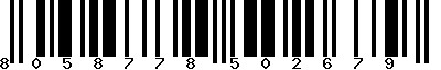 EAN-13 : 8058778502679