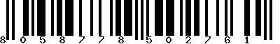 EAN-13 : 8058778502761