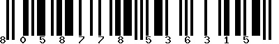 EAN-13 : 8058778536315