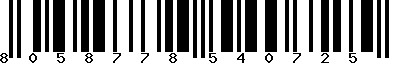 EAN-13 : 8058778540725