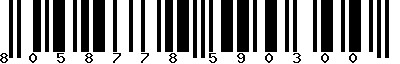 EAN-13 : 8058778590300