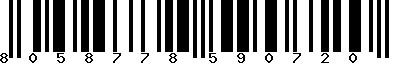 EAN-13 : 8058778590720