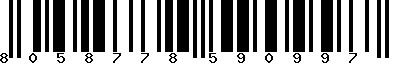 EAN-13 : 8058778590997