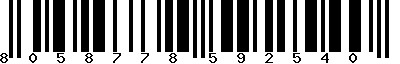 EAN-13 : 8058778592540