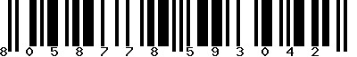 EAN-13 : 8058778593042