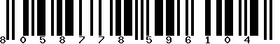 EAN-13 : 8058778596104