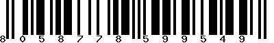 EAN-13 : 8058778599549