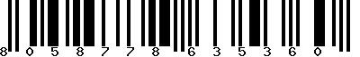 EAN-13 : 8058778635360