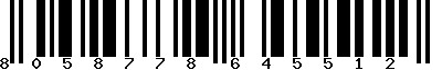 EAN-13 : 8058778645512