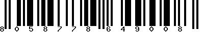 EAN-13 : 8058778649008