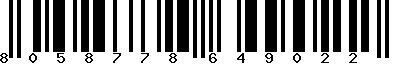 EAN-13 : 8058778649022