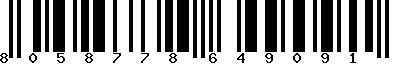 EAN-13 : 8058778649091