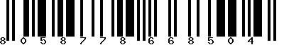 EAN-13 : 8058778668504