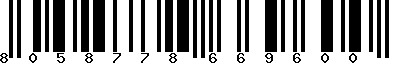 EAN-13 : 8058778669600