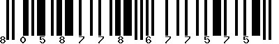 EAN-13 : 8058778677575