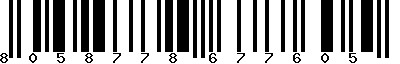 EAN-13 : 8058778677605