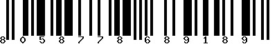 EAN-13 : 8058778689189