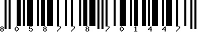 EAN-13 : 8058778701447