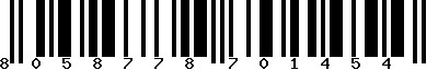 EAN-13 : 8058778701454