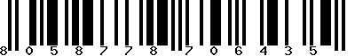 EAN-13 : 8058778706435