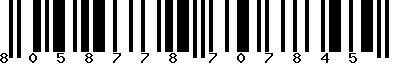 EAN-13 : 8058778707845