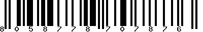 EAN-13 : 8058778707876