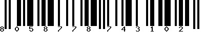 EAN-13 : 8058778743102