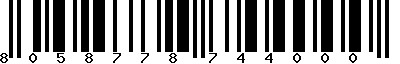 EAN-13 : 8058778744000