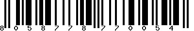 EAN-13 : 8058778770054