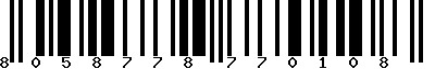 EAN-13 : 8058778770108