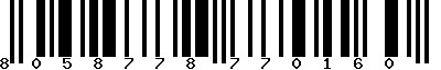 EAN-13 : 8058778770160