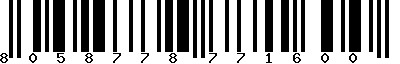 EAN-13 : 8058778771600