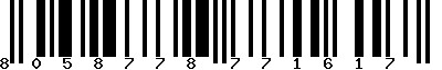 EAN-13 : 8058778771617