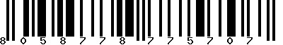 EAN-13 : 8058778775707