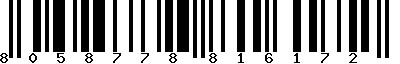 EAN-13 : 8058778816172