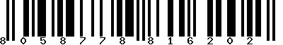 EAN-13 : 8058778816202