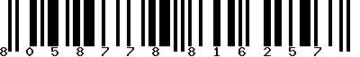 EAN-13 : 8058778816257