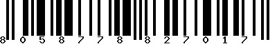 EAN-13 : 8058778827017